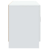 TV Cabinet White 99 x 34.5 x 47 cm Engineered Wood - Close-Up Angle