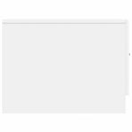 Coffee Table with Drawer White 49 x 50 x 37 cm Engineered Wood