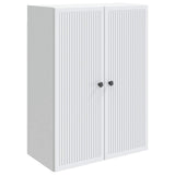 Wall-Mounted Cabinet White 66 x 34.5 x 90 cm Engineered Wood