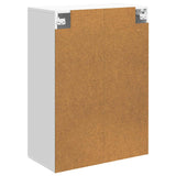 Wall-Mounted Cabinet White 66 x 34.5 x 90 cm Engineered Wood - Rear View