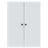 Wall-Mounted Cabinet White 66 x 34.5 x 90 cm Engineered Wood