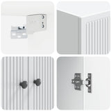 Wall-Mounted Cabinet White 59 x 31 x 60 cm Engineered Wood