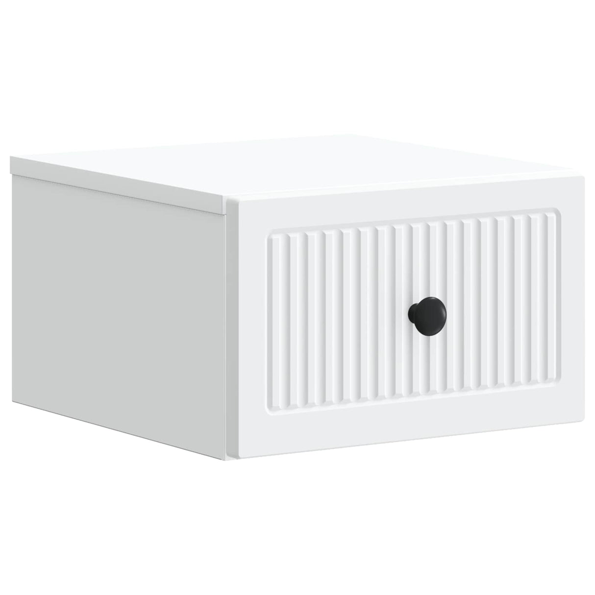 Wall-Mounted Bedside Cabinet White 33 x 34.5 x 20 cm