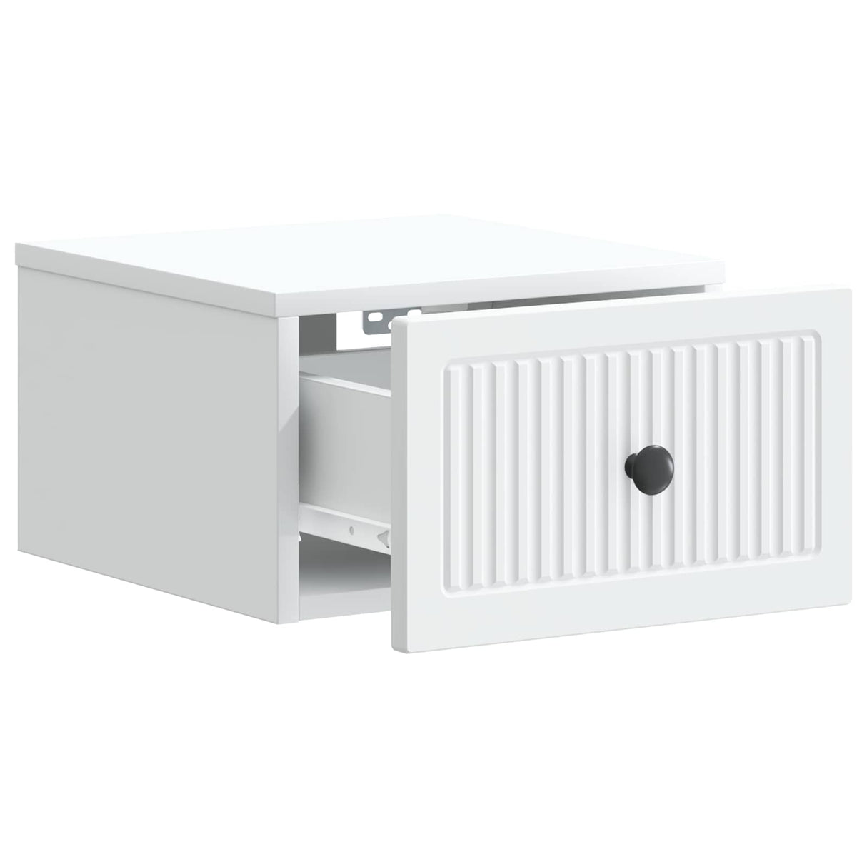 Wall-Mounted Bedside Cabinet White 33 x 34.5 x 20 cm