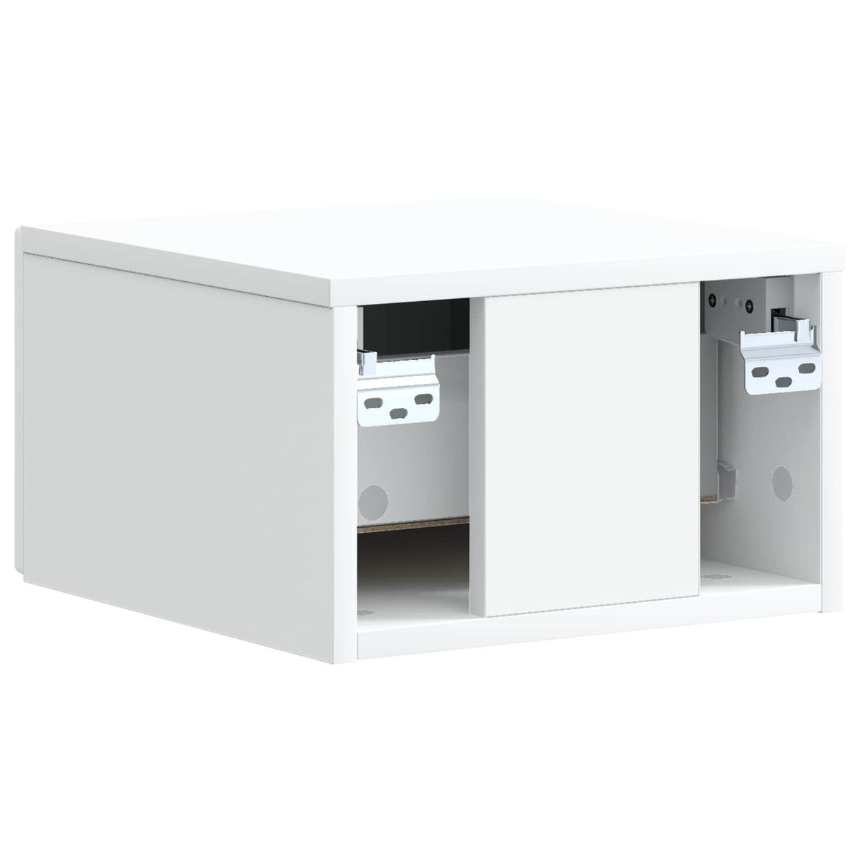 Wall-Mounted Bedside Cabinet White 33 x 34.5 x 20 cm