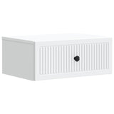 Bedside Cabinet White 49 x 34.5 x 20 cm Engineered Wood