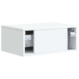 Bedside Cabinet White 49 x 34.5 x 20 cm Engineered Wood