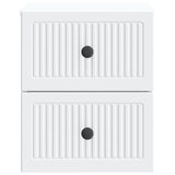 Wall-Mounted Bedside Cabinet White 33 x 34.5 x 40 cm