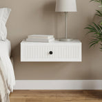 Wall-Mounted Side Table White 59 x 34.5 x 17 cm Engineered Wood