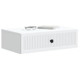 Wall-Mounted Side Table White 59 x 34.5 x 17 cm Engineered Wood