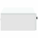 Wall-Mounted Side Table White 59 x 34.5 x 17 cm Engineered Wood