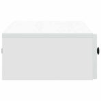 Wall-Mounted Side Table Wall-mounted White 87.5 x 34.5 x 17 cm