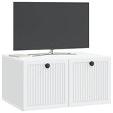 Wall-Mounted TV Cabinet White 59.5 x 41 x 30 cm Engineered Wood