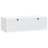 Wall-Mounted TV Cabinet White 98 x 41 x 30 cm Engineered Wood