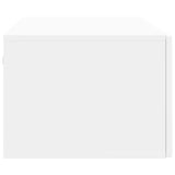Wall-Mounted TV Cabinet White 98 x 41 x 30 cm Engineered Wood - Close-Up Angle