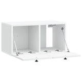 Wall-Mounted TV Cabinet White 59.5 x 31 x 30 cm Engineered Wood
