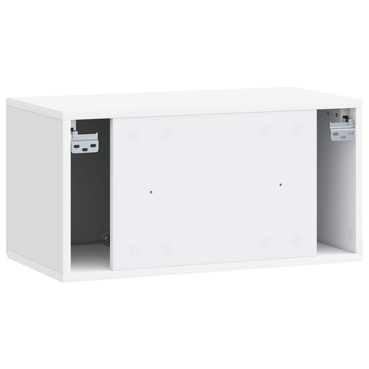 Wall-Mounted TV Cabinet White 59.5 x 31 x 30 cm Engineered Wood