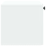 Wall-Mounted TV Cabinet White 59.5 x 31 x 30 cm Engineered Wood - Close-Up Angle