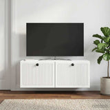 Wall-Mounted TV Cabinet White 78.5 x 31 x 30 cm Engineered Wood