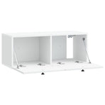 Wall-Mounted TV Cabinet White 78.5 x 31 x 30 cm Engineered Wood