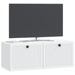 Wall-Mounted TV Cabinet White 78.5 x 31 x 30 cm Engineered Wood