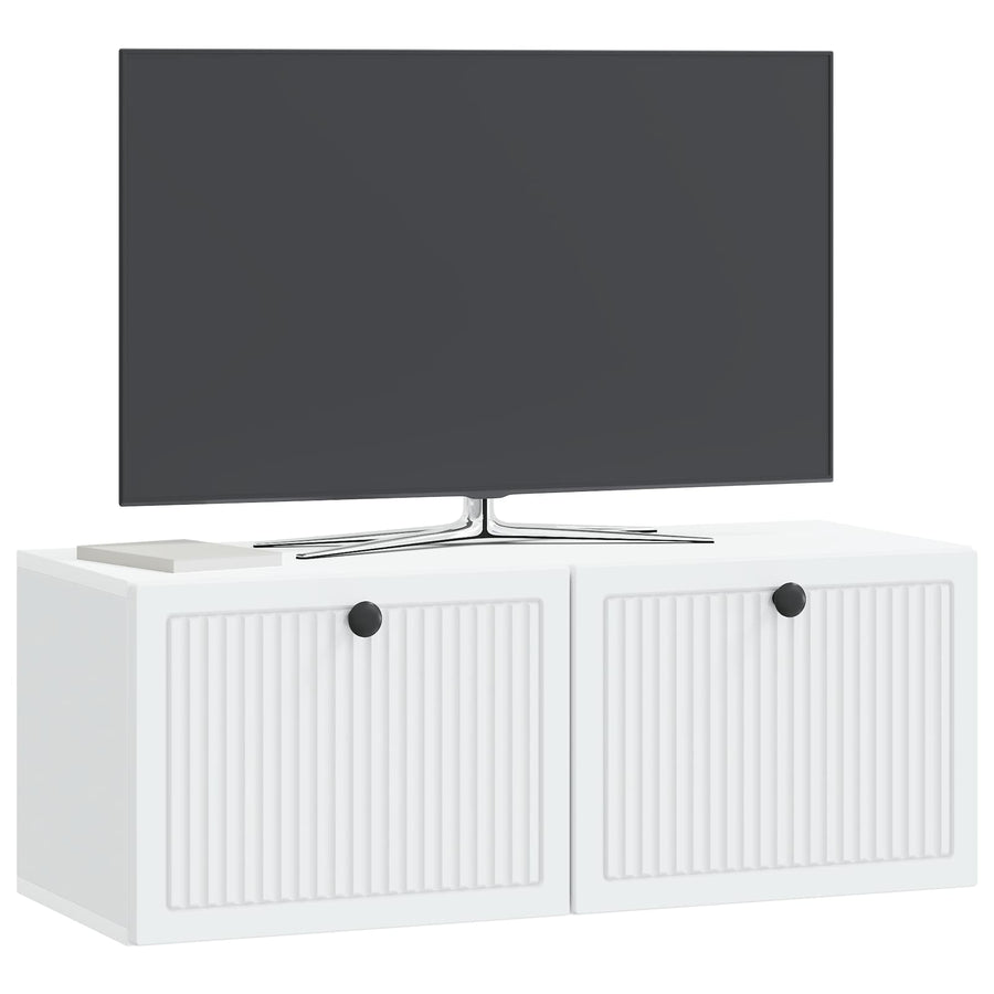 Wall-Mounted TV Cabinet White 78.5 x 31 x 30 cm Engineered Wood