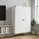 Wall-Mounted Cabinet White 66 x 34.5 x 90 cm Engineered Wood