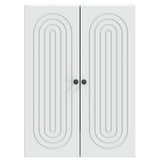 Wall-Mounted Cabinet White 66 x 34.5 x 90 cm Engineered Wood