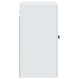Wall-Mounted Cabinet White 59 x 31 x 60 cm Engineered Wood - 45-Degree Angle