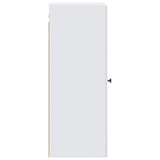 Wall-Mounted Cabinet White 33 x 34.5 x 90 cm Engineered Wood