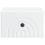 Wall-Mounted Bedside Cabinet White 33 x 34.5 x 20 cm