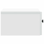 Wall-Mounted Bedside Cabinet White 33 x 34.5 x 20 cm