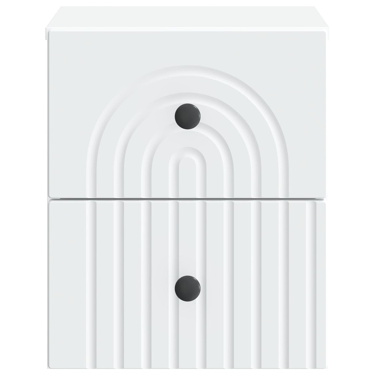 Wall-Mounted Bedside Cabinet White 33 x 34.5 x 40 cm