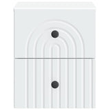 Wall-Mounted Bedside Cabinet White 33 x 34.5 x 40 cm