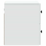 Wall-Mounted Bedside Cabinet White 33 x 34.5 x 40 cm