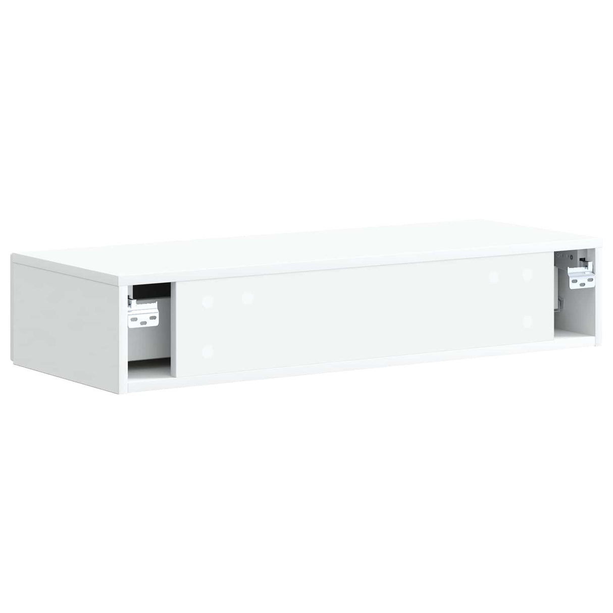 Wall-Mounted Side Table Wall-mounted White 87.5 x 34.5 x 17 cm