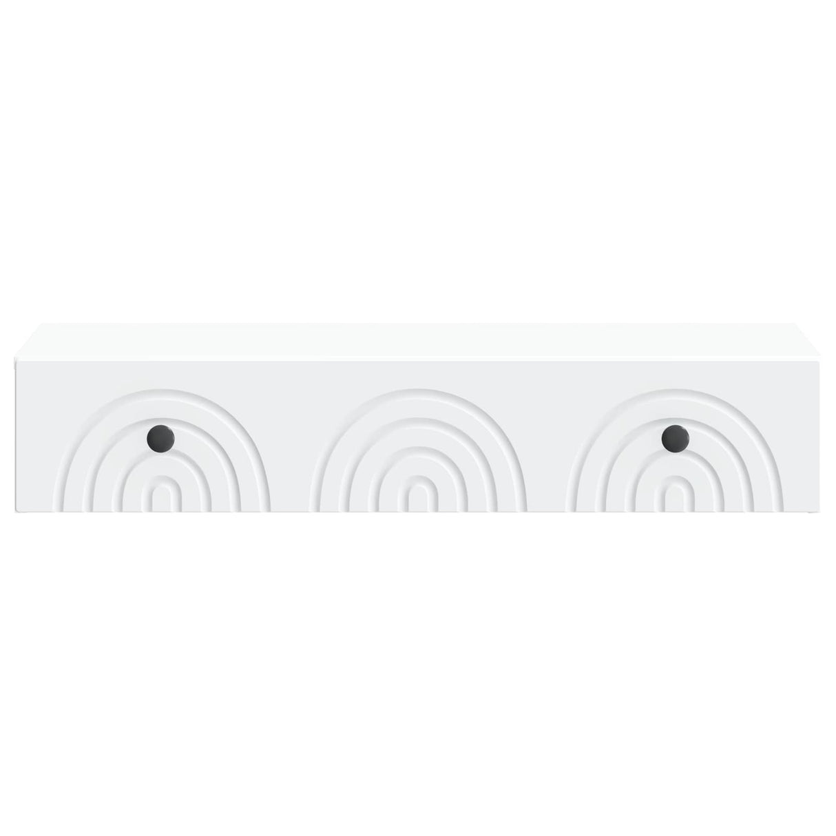 Wall-Mounted Side Table Wall-mounted White 87.5 x 34.5 x 17 cm