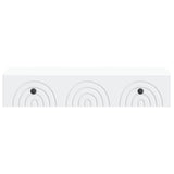 Wall-Mounted Side Table Wall-mounted White 87.5 x 34.5 x 17 cm