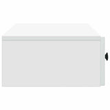 Wall-Mounted Side Table Wall-mounted White 87.5 x 34.5 x 17 cm - Rear View