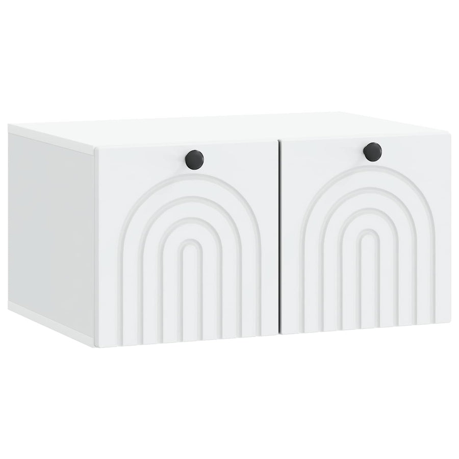 Wall-Mounted TV Cabinet White 59.5 x 41 x 30 cm Engineered Wood