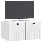Wall-Mounted TV Cabinet White 59.5 x 41 x 30 cm Engineered Wood