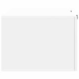 Wall-Mounted TV Cabinet White 99 x 41 x 30 cm Engineered Wood - Close-Up Angle
