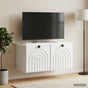 Wall-Mounted TV Cabinet White 59.5 x 31 x 30 cm Engineered Wood