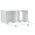 Wall-Mounted TV Cabinet White 59.5 x 31 x 30 cm Engineered Wood