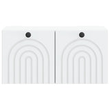 Wall-Mounted TV Cabinet White 59.5 x 31 x 30 cm Engineered Wood