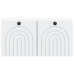 Wall-Mounted TV Cabinet White 59.5 x 31 x 30 cm Engineered Wood