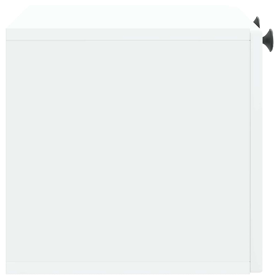 Wall-Mounted TV Cabinet White 59.5 x 31 x 30 cm Engineered Wood