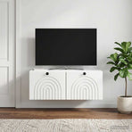 Wall-Mounted TV Cabinet White 78.5 x 31 x 30 cm Engineered Wood