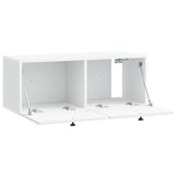 Wall-Mounted TV Cabinet White 78.5 x 31 x 30 cm Engineered Wood