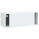 Wall-Mounted TV Cabinet White 78.5 x 31 x 30 cm Engineered Wood